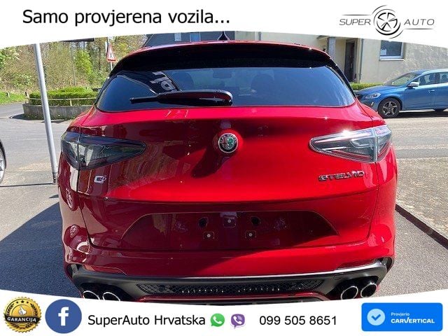 Alfa Romeo Stelvio Quadrifoglio 2.9 V6 Bi-Turbo (520 KS) Q4 Automatic LED+GR SJED+ACC