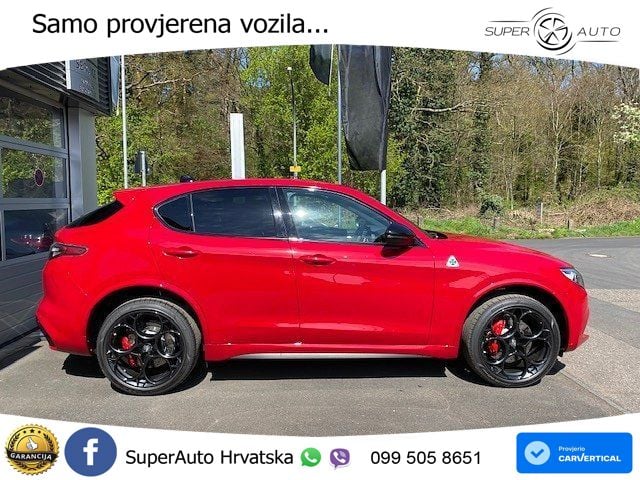Alfa Romeo Stelvio Quadrifoglio 2.9 V6 Bi-Turbo (520 KS) Q4 Automatic LED+GR SJED+ACC