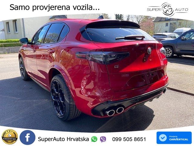 Alfa Romeo Stelvio Quadrifoglio 2.9 V6 Bi-Turbo (520 KS) Q4 Automatic LED+GR SJED+ACC