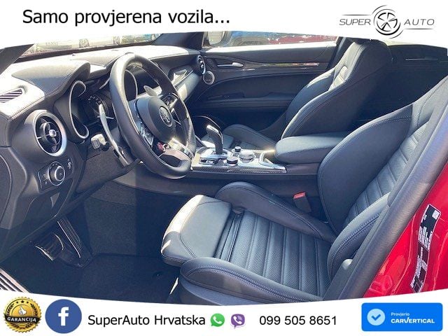 Alfa Romeo Stelvio Quadrifoglio 2.9 V6 Bi-Turbo (520 KS) Q4 Automatic LED+GR SJED+ACC