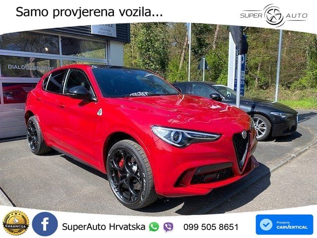Alfa Romeo Stelvio Quadrifoglio 2.9 V6 Bi-Turbo (520 KS) Q4 Automatic LED+GR SJED+ACC