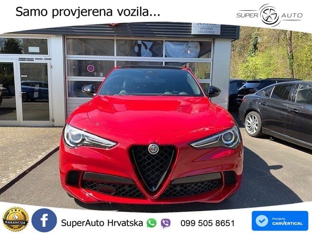 Alfa Romeo Stelvio Quadrifoglio 2.9 V6 Bi-Turbo (520 KS) Q4 Automatic LED+GR SJED+ACC