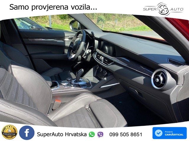 Alfa Romeo Stelvio Quadrifoglio 2.9 V6 Bi-Turbo (520 KS) Q4 Automatic LED+GR SJED+ACC
