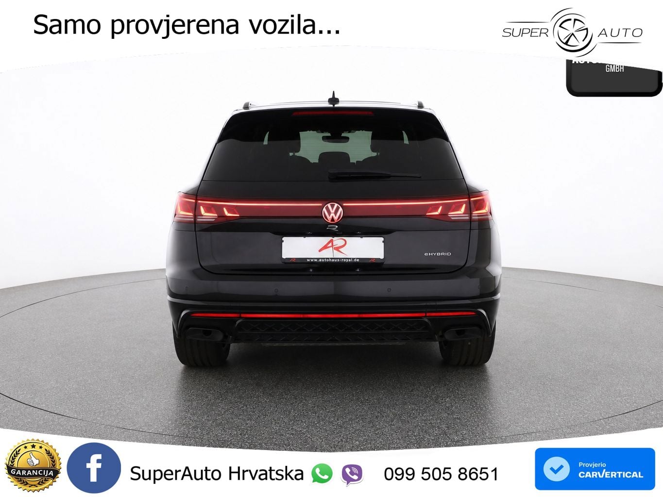 Volkswagen Touareg R 3.0 V6 TFSI (462 KS) 4MOTION Tiptronic ZRAČNI+ACC+GR SJED+KAM+PANO