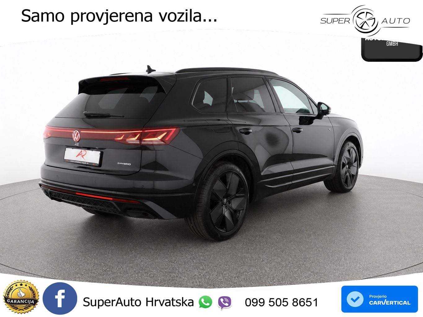 Volkswagen Touareg R 3.0 V6 TFSI (462 KS) 4MOTION Tiptronic ZRAČNI+ACC+GR SJED+KAM+PANO
