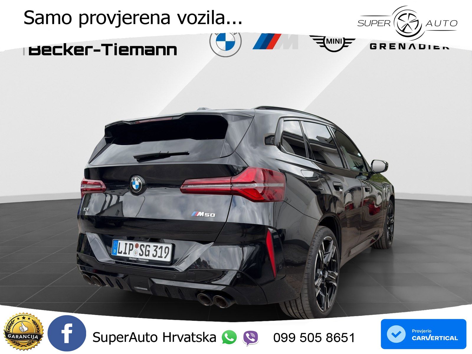 BMW X3 M50 xDrive Steptronic M Sport ACC+HEAD+4xGR SJED+360+PANO