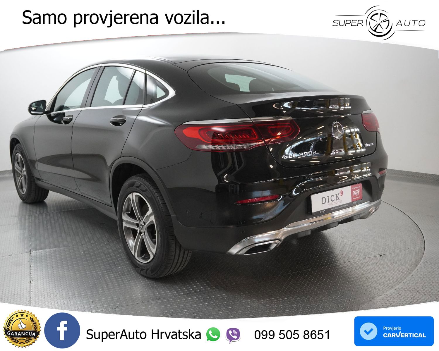 Mercedes GLC Coupe 300d (245 KS) 4MATIC G-TRONIC LED+GR SJED+ACC