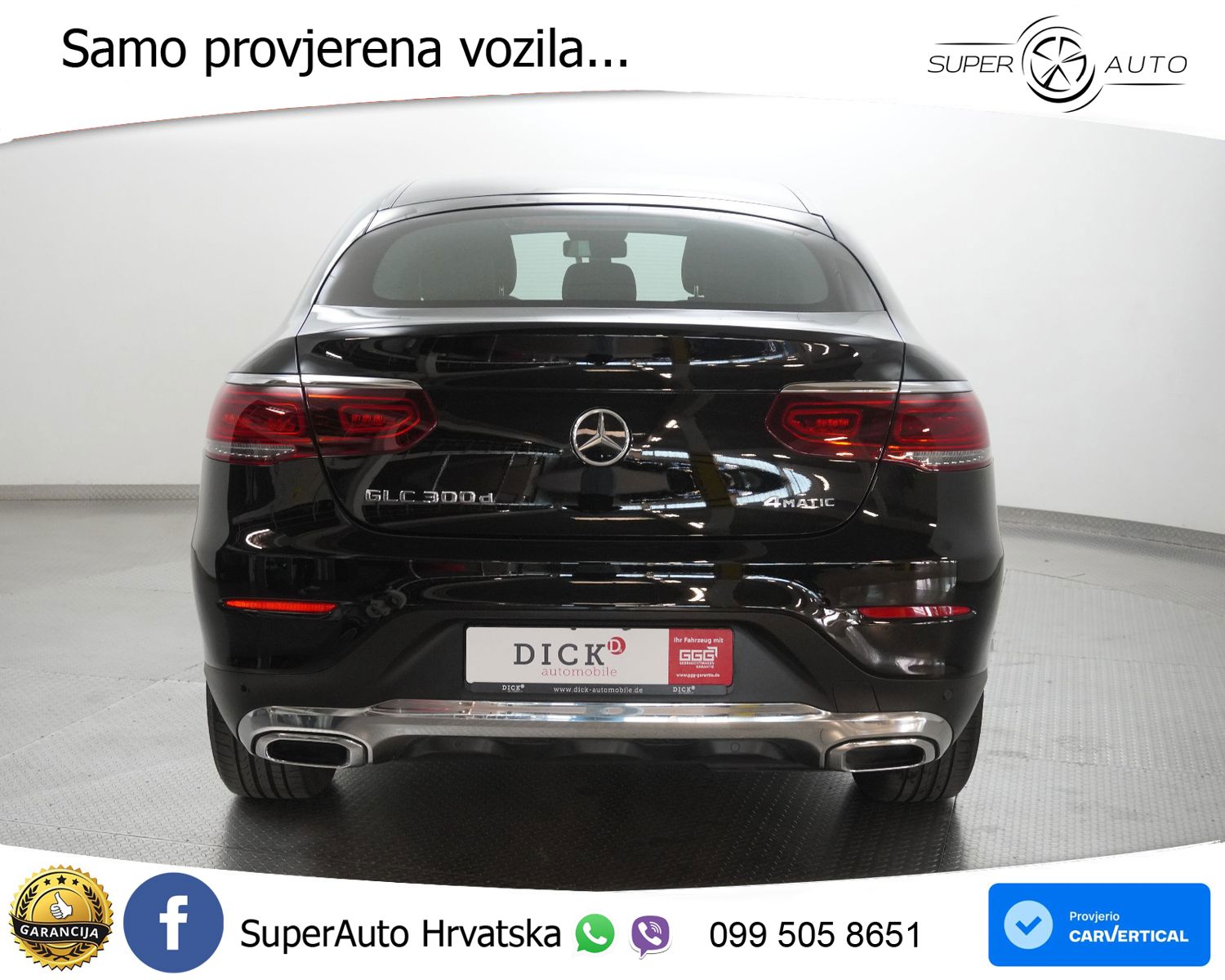 Mercedes GLC Coupe 300d (245 KS) 4MATIC G-TRONIC LED+GR SJED+ACC