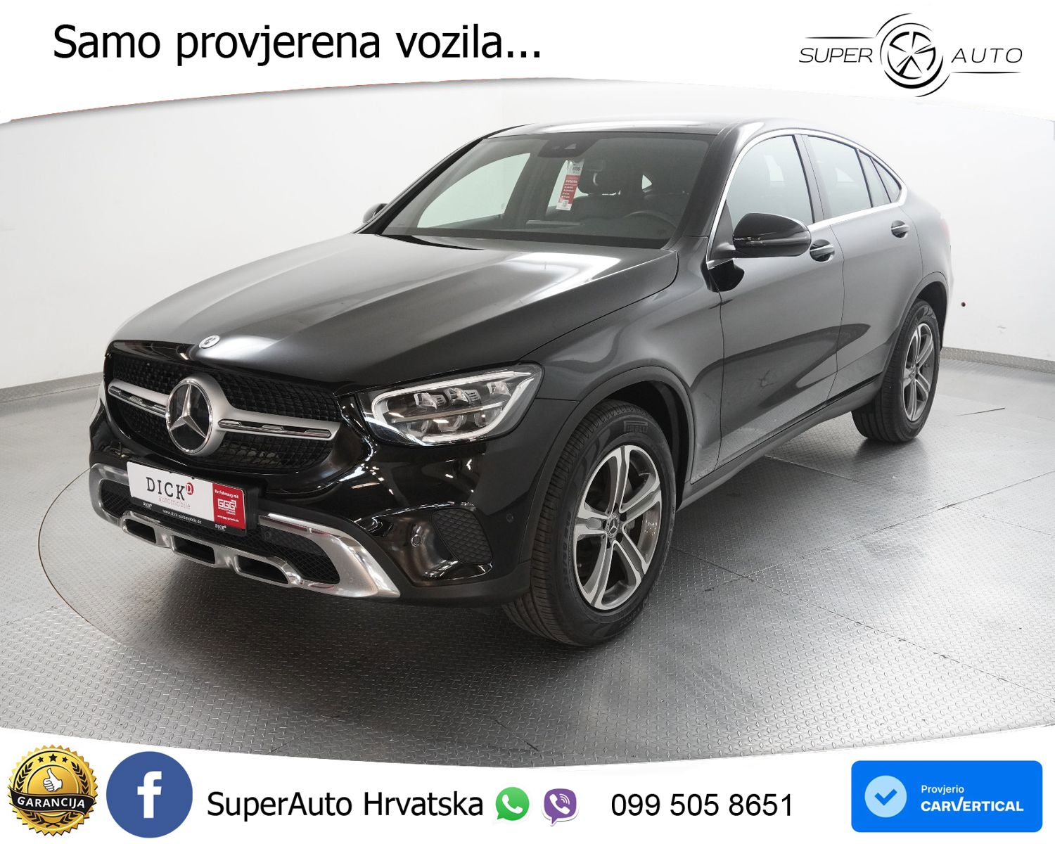 Mercedes GLC Coupe 300d (245 KS) 4MATIC G-TRONIC LED+GR SJED+ACC