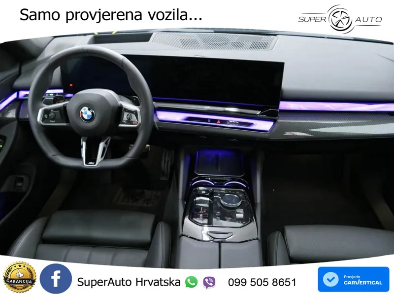 BMW 520d Touring (197 KS) Steptronic M Sport ZRAČNI+ACC+GR SJED+KAM+PANO