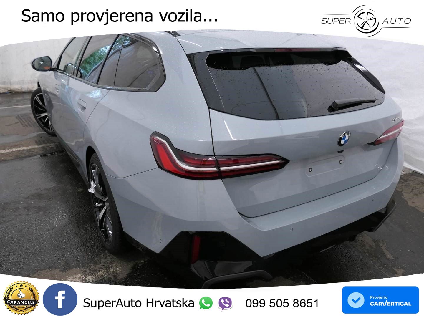 BMW 520d Touring (197 KS) Steptronic M Sport ZRAČNI+ACC+GR SJED+KAM+PANO