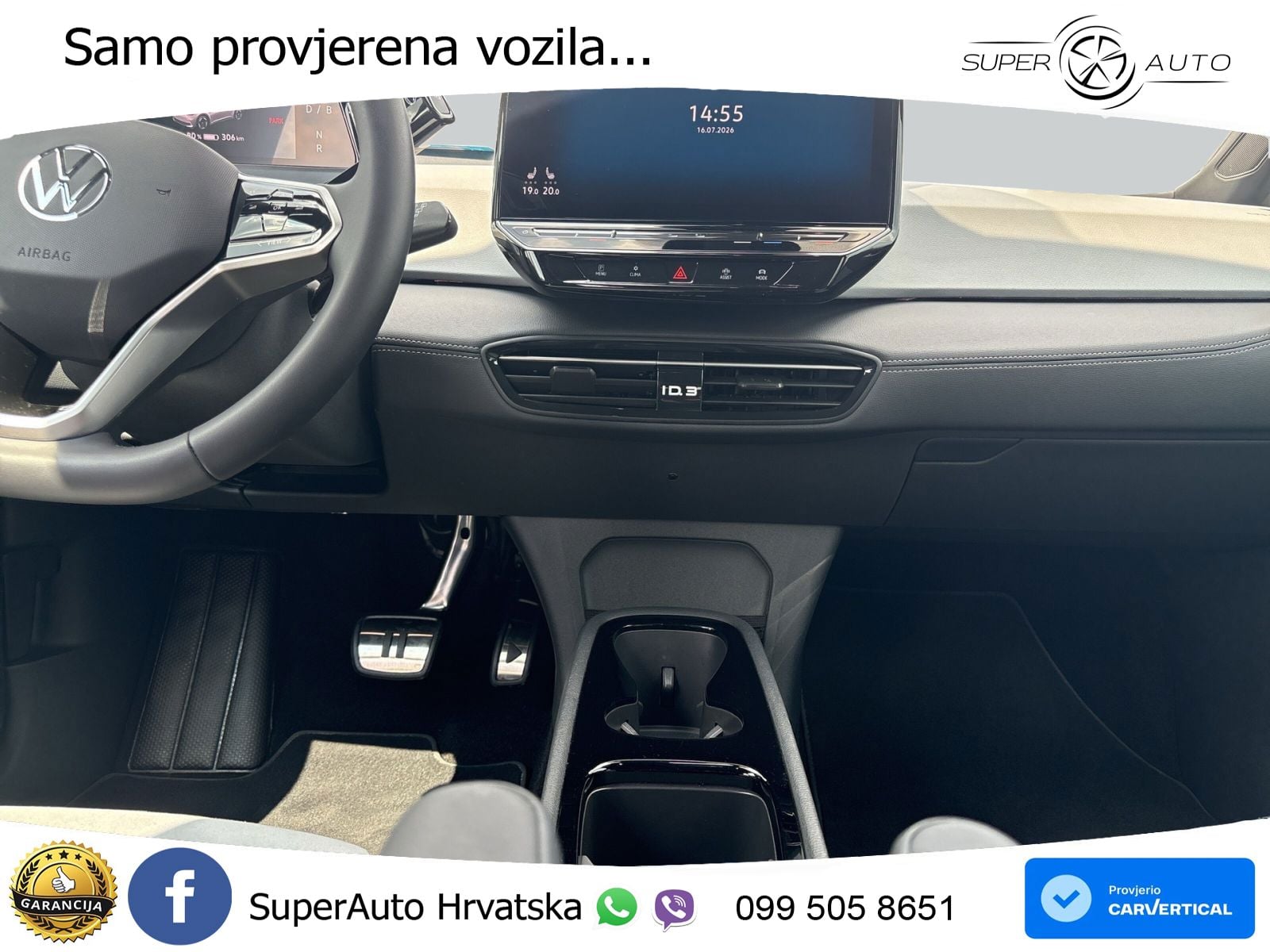 Volkswagen ID.3 Pro 62 kWh (204 KS) LED+GR SJED+ACC