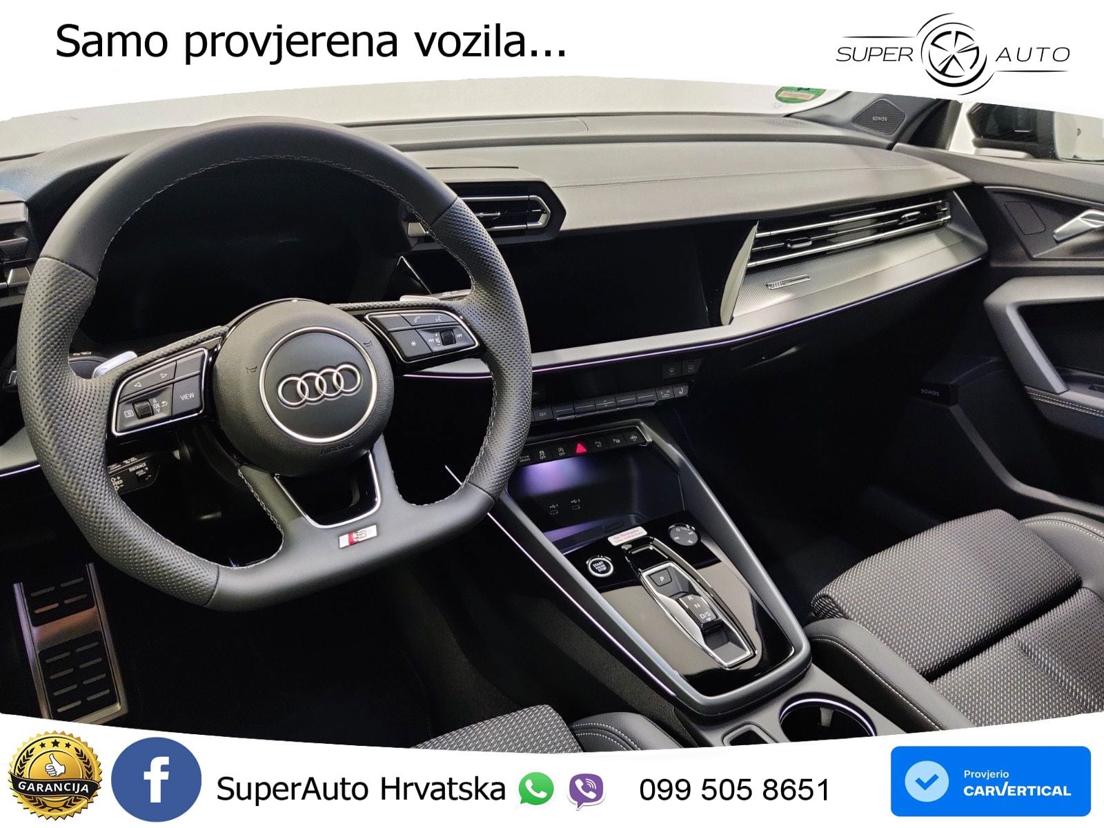 Audi A3 Limuzina 35 TFSI (150 KS) S tronic S line LED+GR SJED+ACC