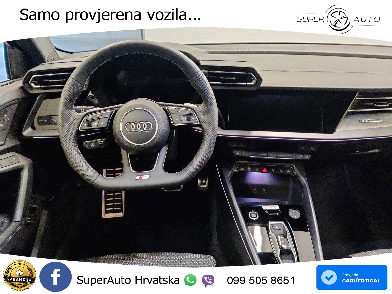 Audi A3 Limuzina 35 TFSI (150 KS) S tronic S line LED+GR SJED+ACC