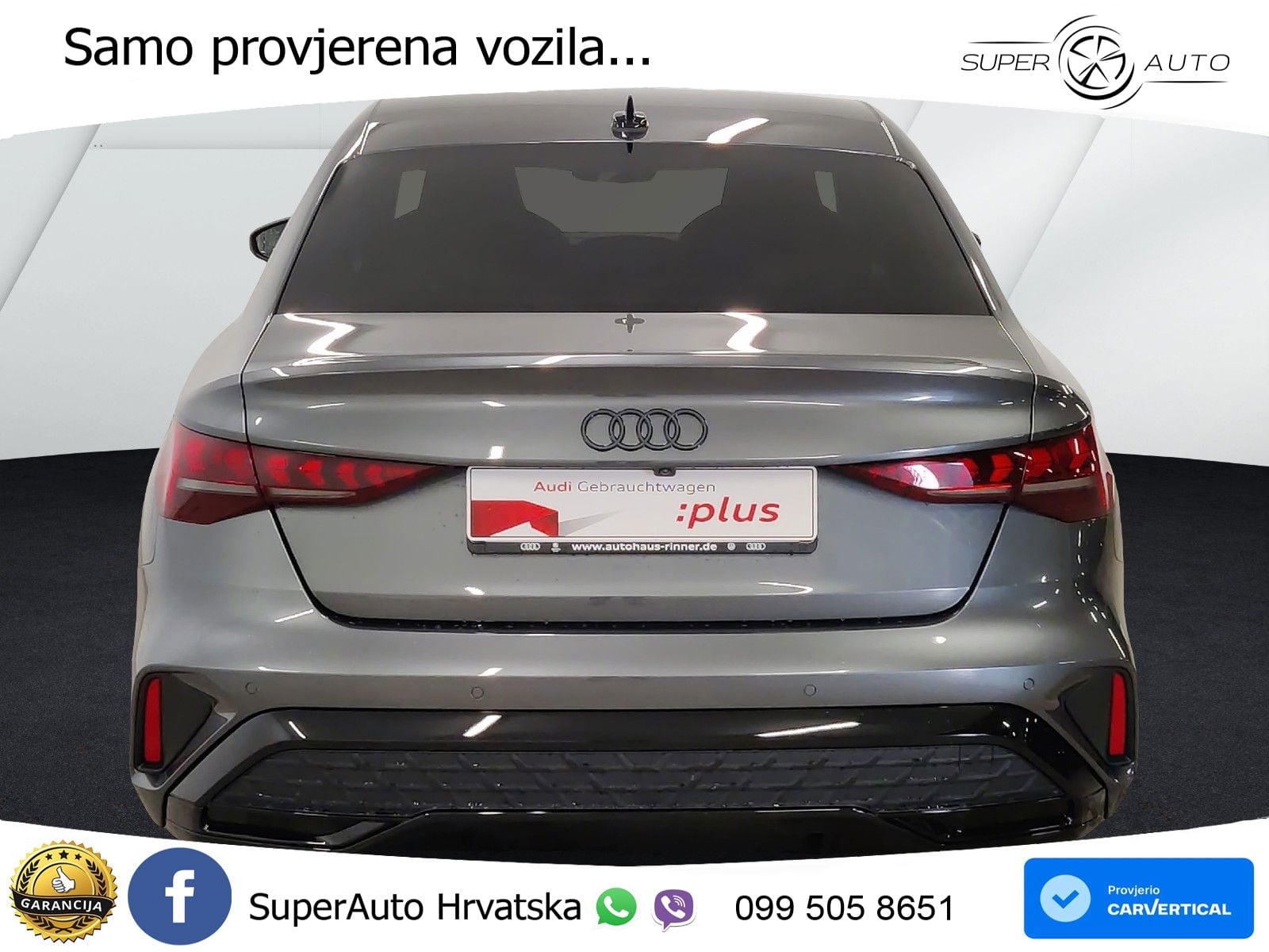 Audi A3 Limuzina 35 TFSI (150 KS) S tronic S line LED+GR SJED+ACC