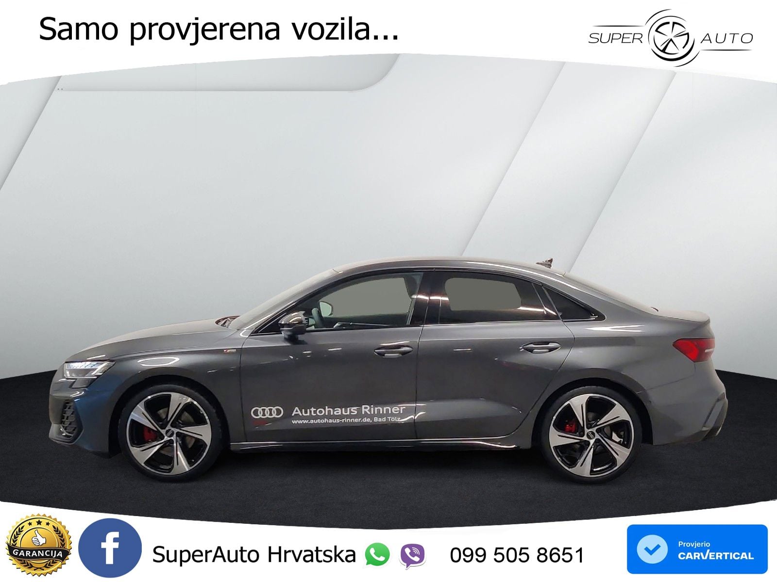 Audi A3 Limuzina 35 TFSI (150 KS) S tronic S line LED+GR SJED+ACC
