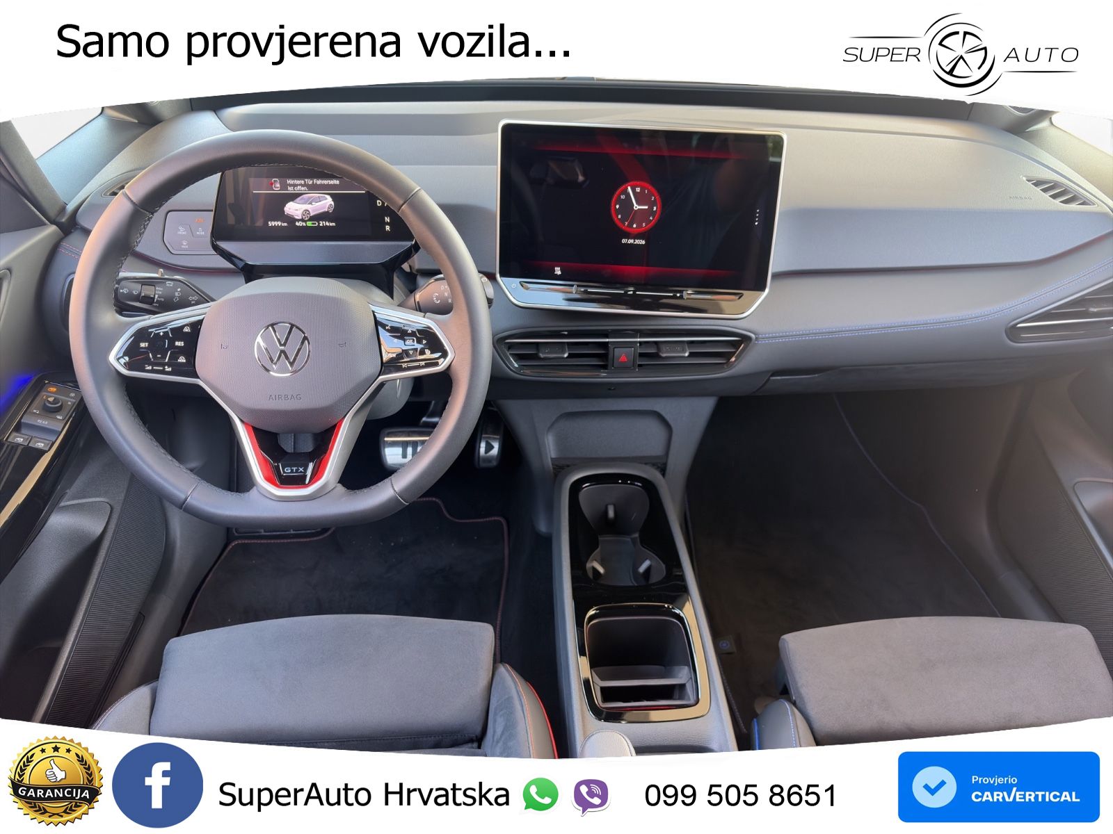 Volkswagen ID.3 GTX 84 kWh (286 KS) LED+GR SJED+ACC
