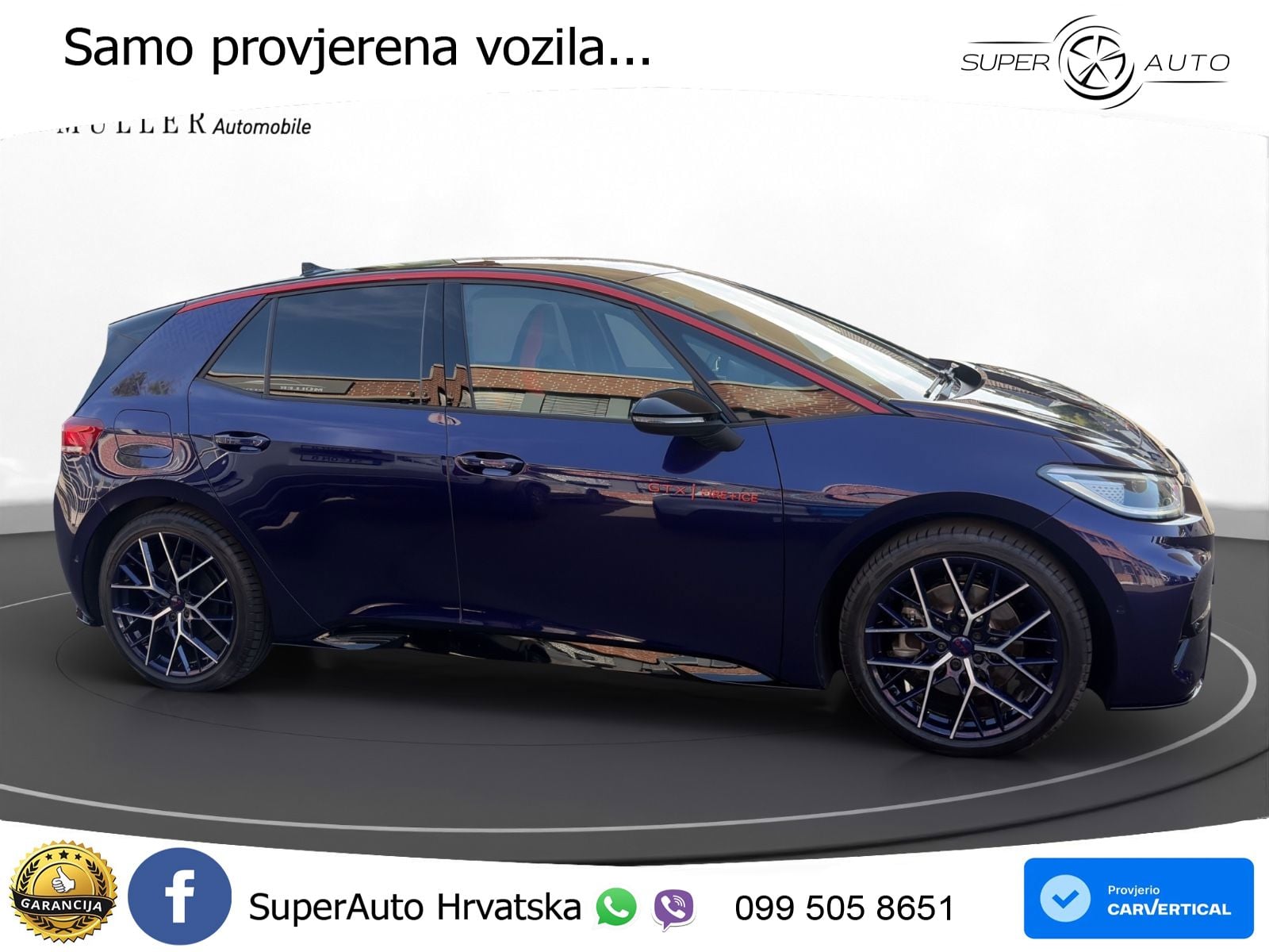 Volkswagen ID.3 GTX 84 kWh (286 KS) LED+GR SJED+ACC