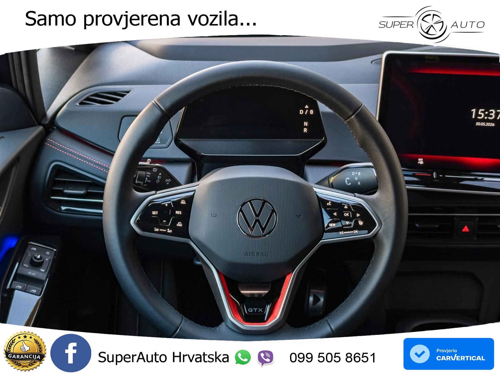 Volkswagen ID.3 GTX 84 kWh (286 KS) LED+GR SJED+ACC