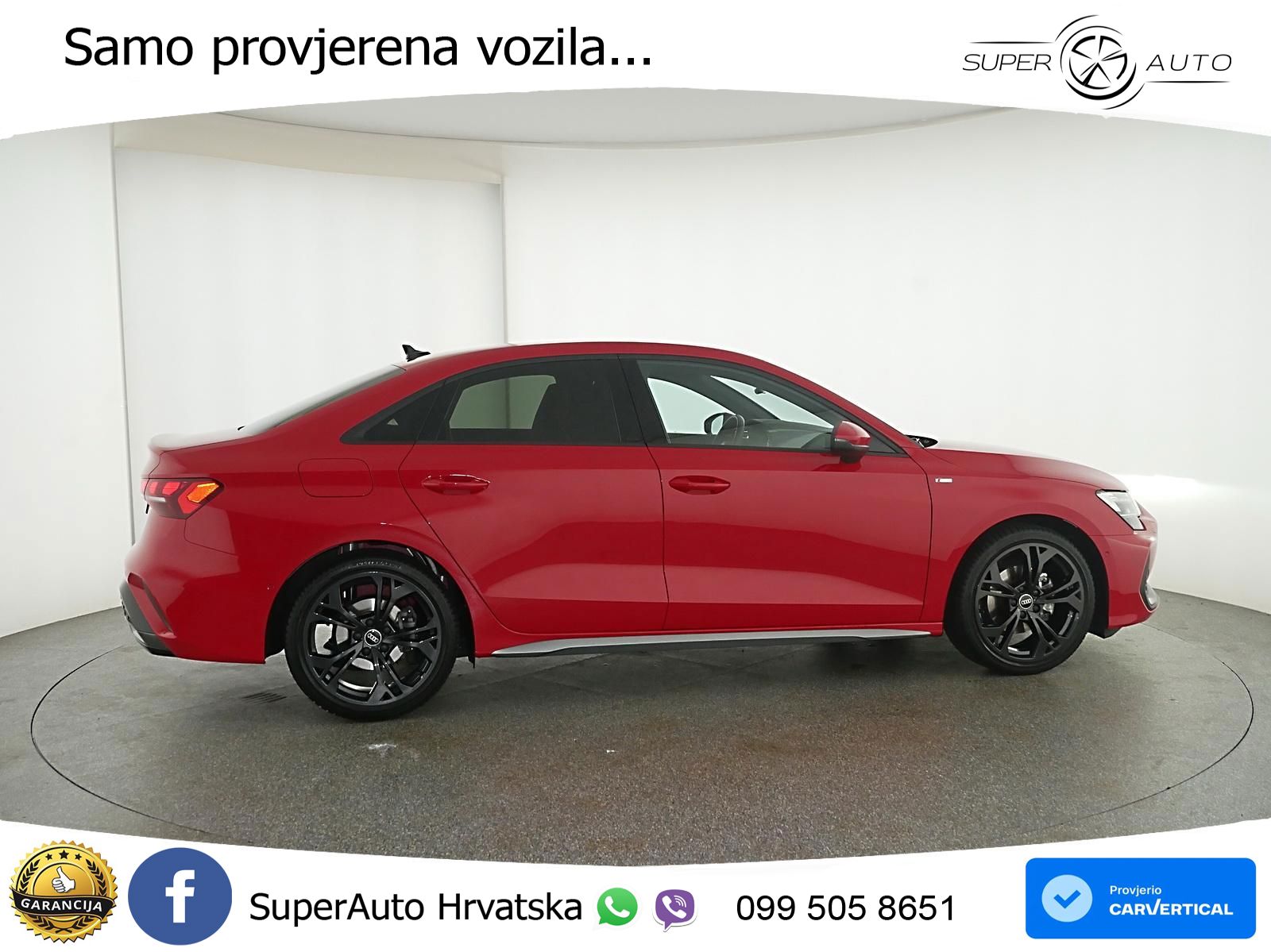 Audi A3 Limuzina 35 TFSI (150 KS) S tronic S line LED+GR SJED+ACC