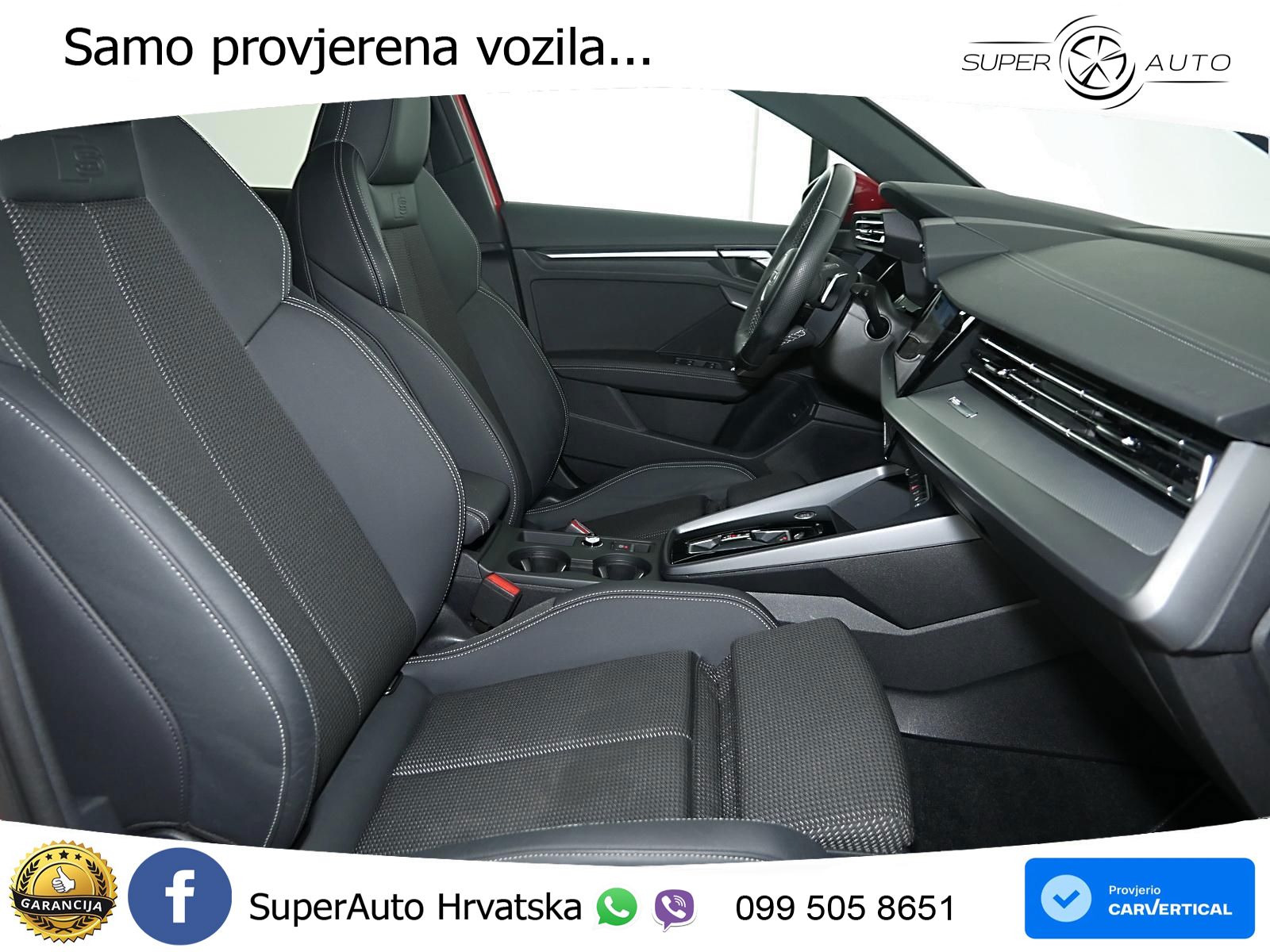 Audi A3 Limuzina 35 TFSI (150 KS) S tronic S line LED+GR SJED+ACC