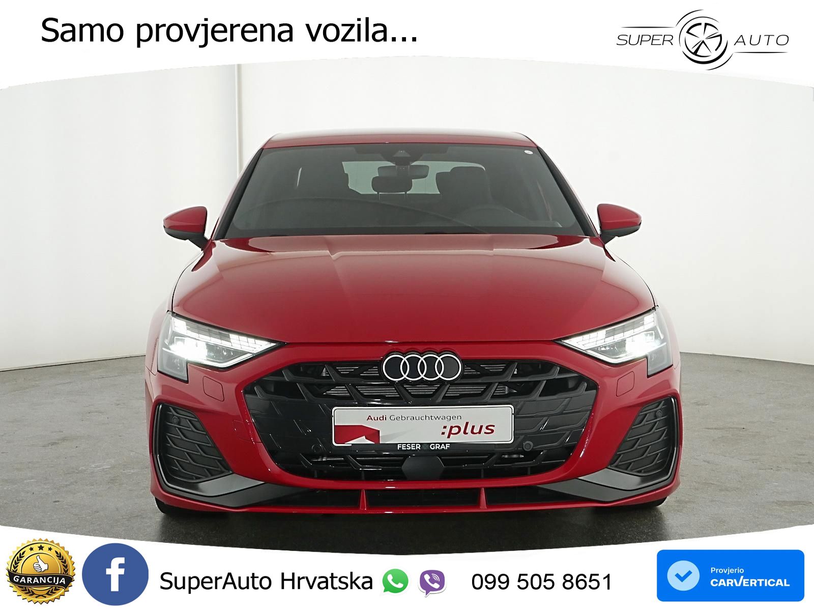 Audi A3 Limuzina 35 TFSI (150 KS) S tronic S line LED+GR SJED+ACC