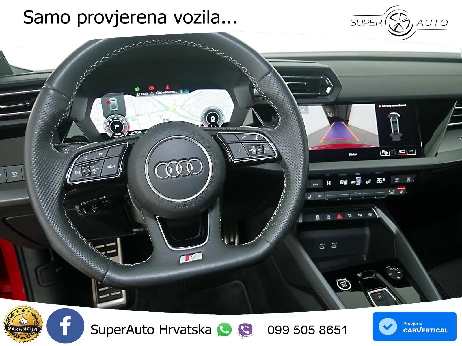 Audi A3 Limuzina 35 TFSI (150 KS) S tronic S line LED+GR SJED+ACC