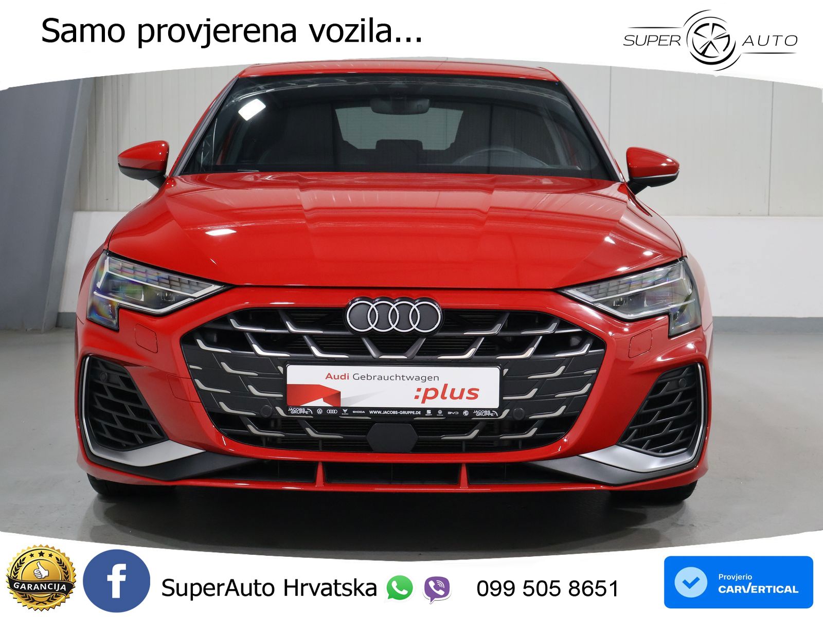 Audi S3 2.0 TFSI (333 KS) quattro S tronic LED+GR SJED+ACC