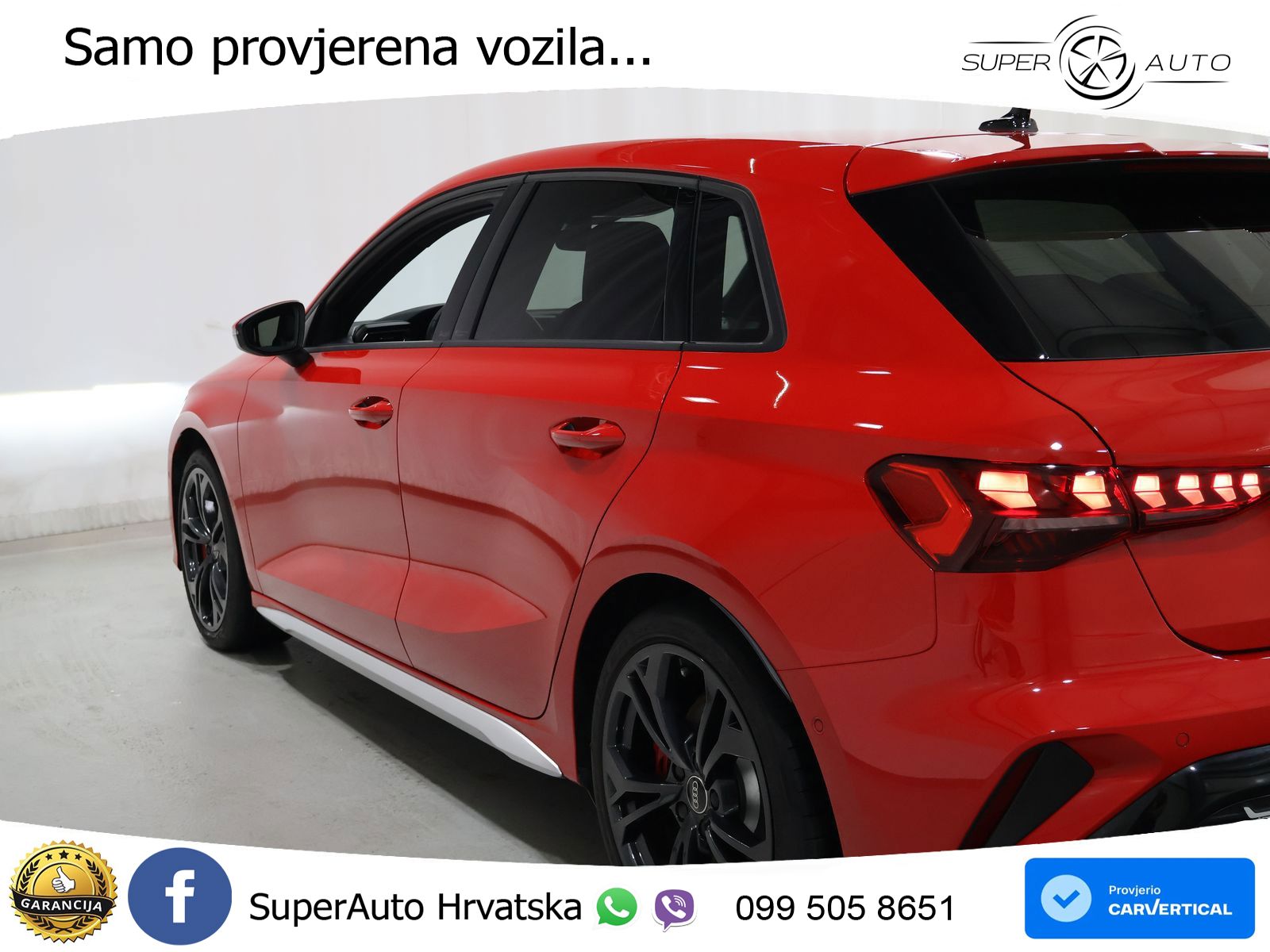 Audi S3 2.0 TFSI (333 KS) quattro S tronic LED+GR SJED+ACC