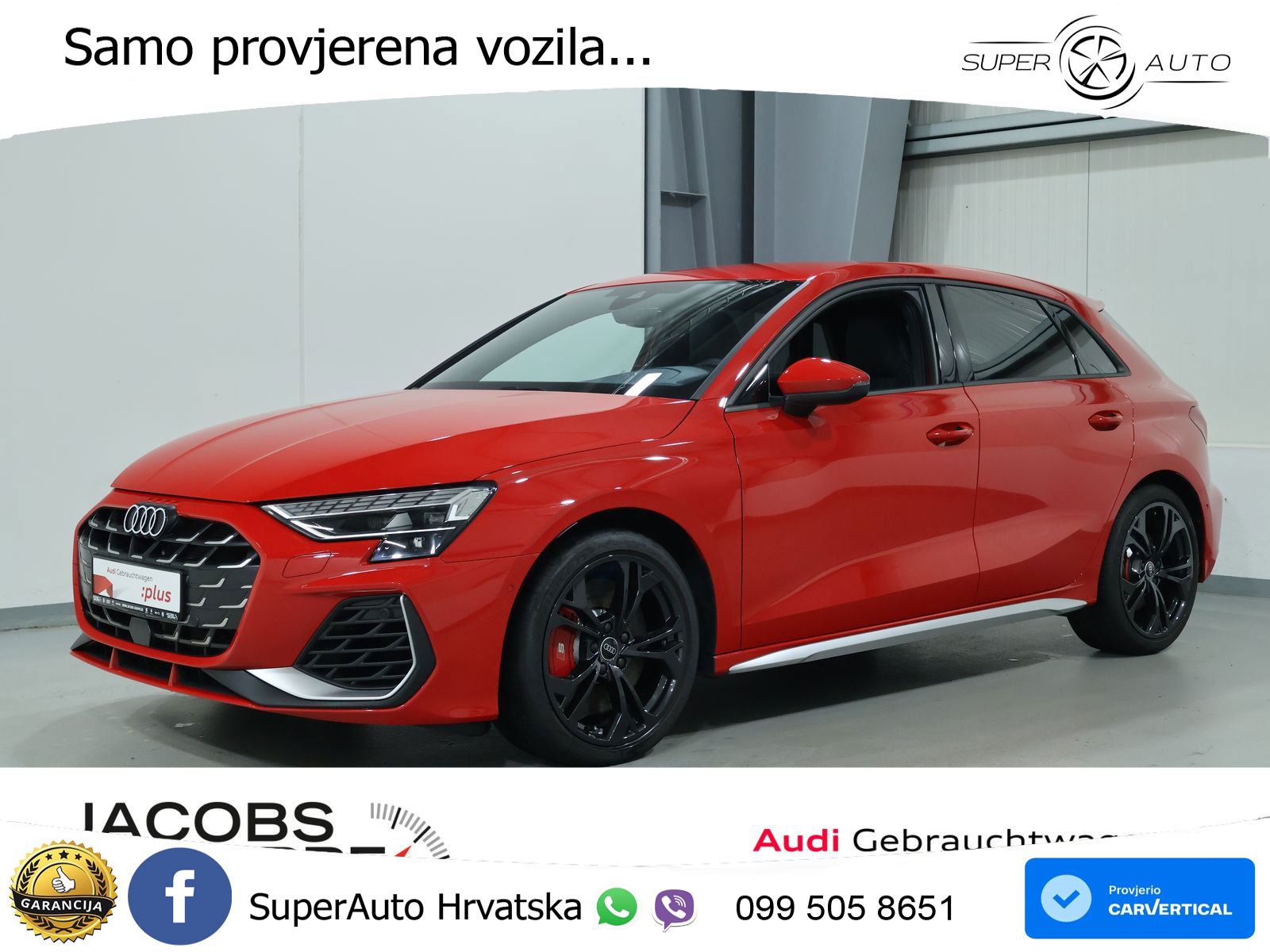 Audi S3 2.0 TFSI (333 KS) quattro S tronic LED+GR SJED+ACC