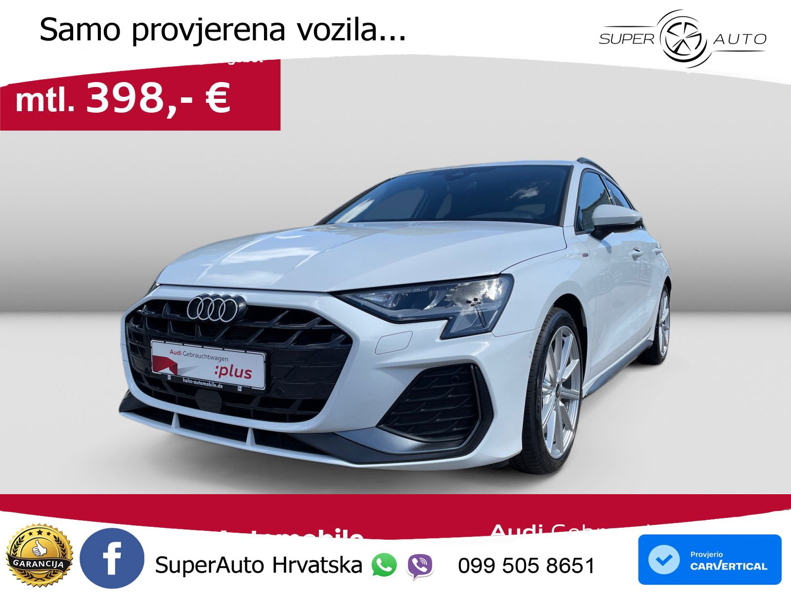 Audi A3 35 TFSI (150 KS) S tronic S line LED+GR SJED+ACC