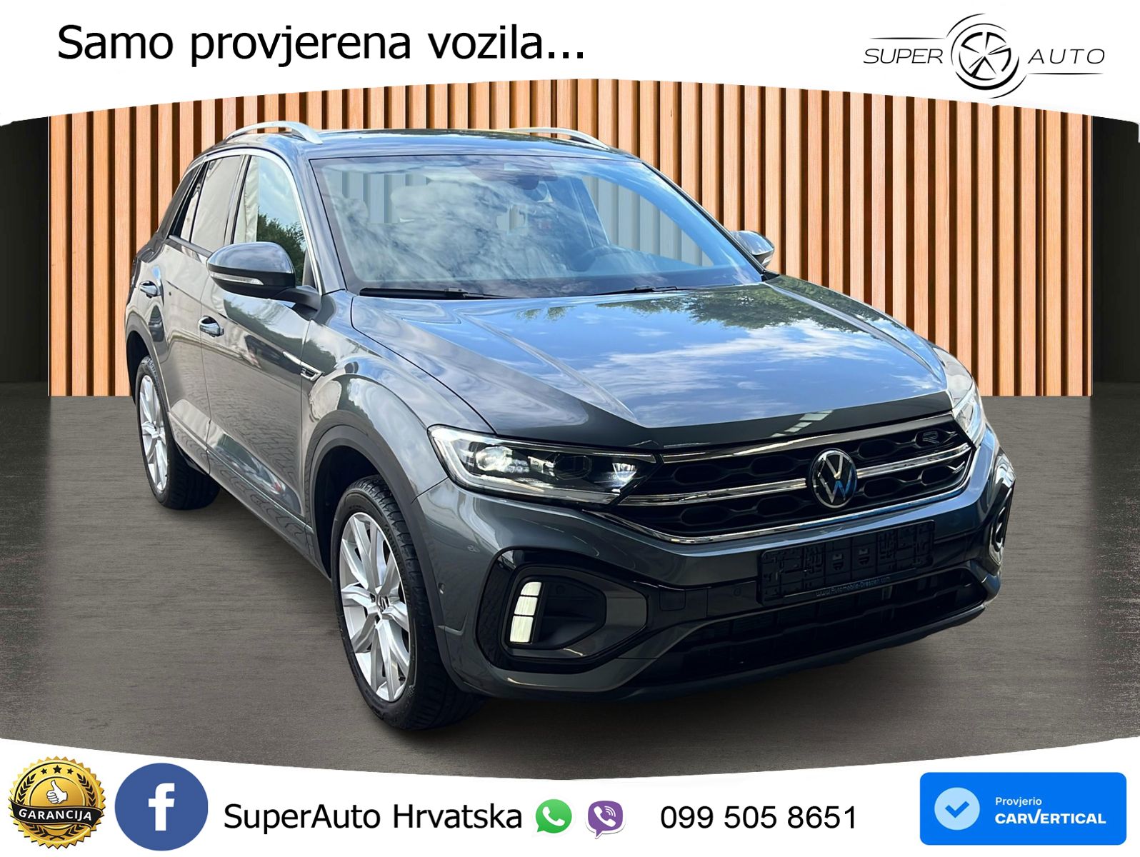 Volkswagen T-Roc 1.5 TSI (150 KS) R-Line LED+GR SJED+ACC