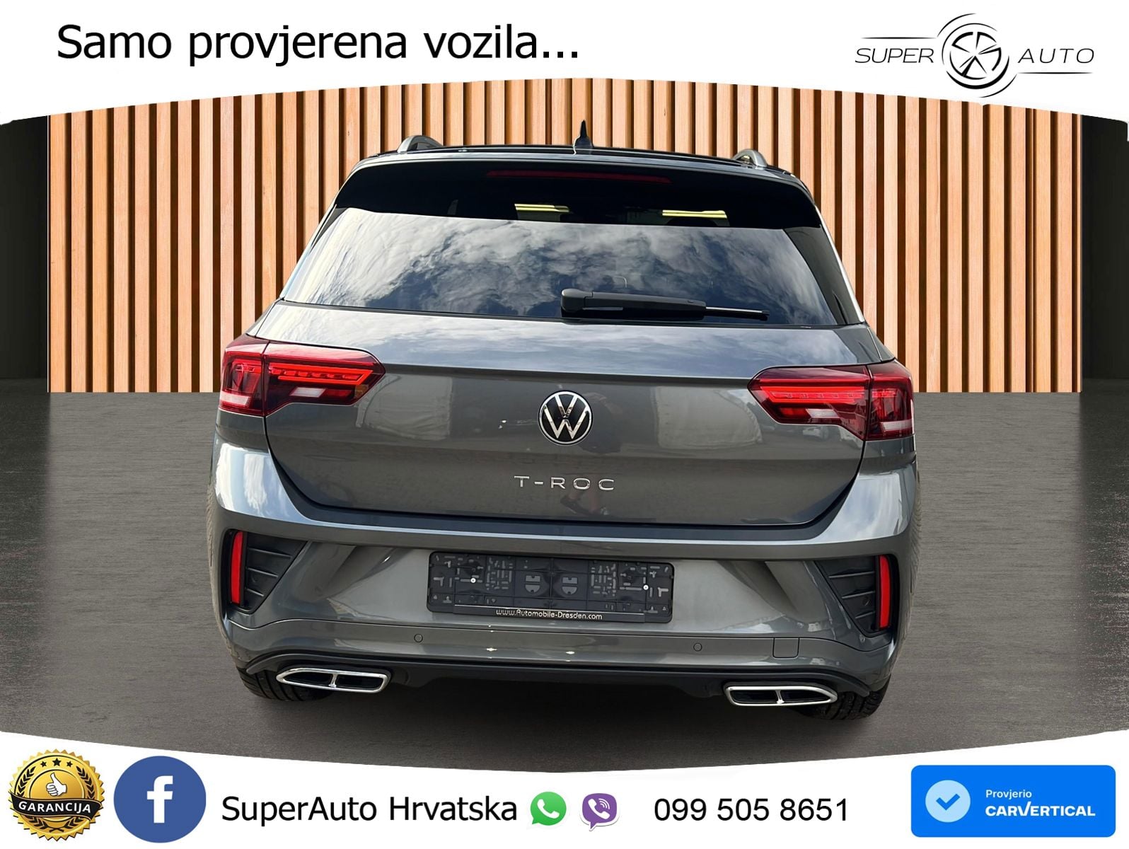 Volkswagen T-Roc 1.5 TSI (150 KS) R-Line LED+GR SJED+ACC