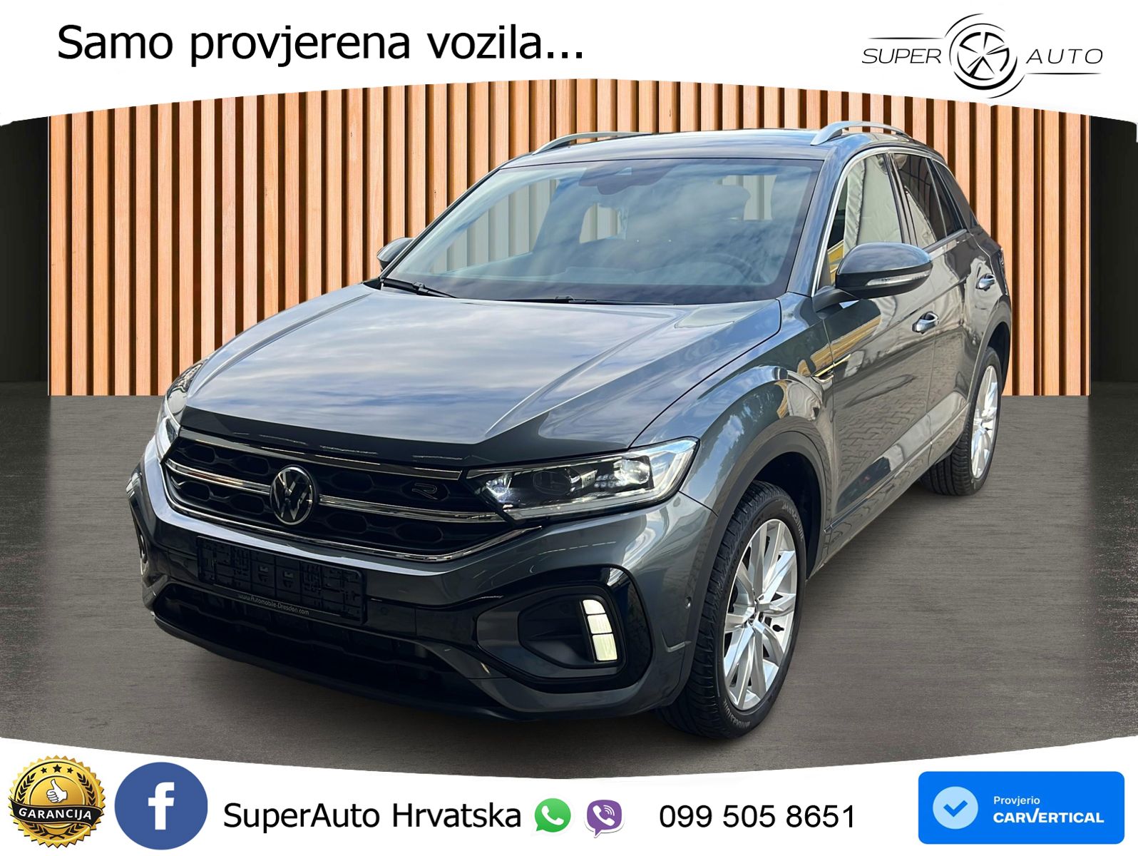 Volkswagen T-Roc 1.5 TSI (150 KS) R-Line LED+GR SJED+ACC