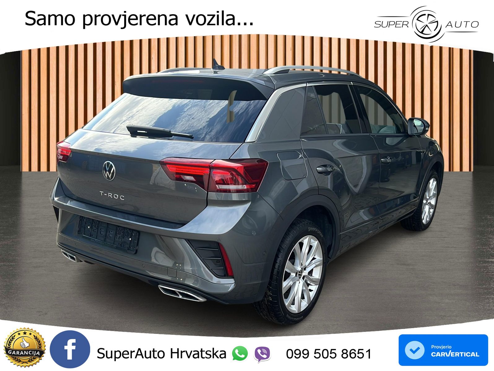 Volkswagen T-Roc 1.5 TSI (150 KS) R-Line LED+GR SJED+ACC