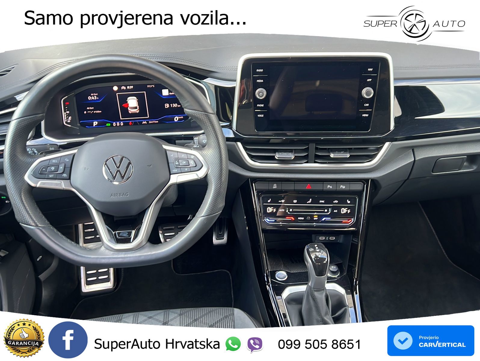 Volkswagen T-Roc 1.5 TSI (150 KS) R-Line LED+GR SJED+ACC