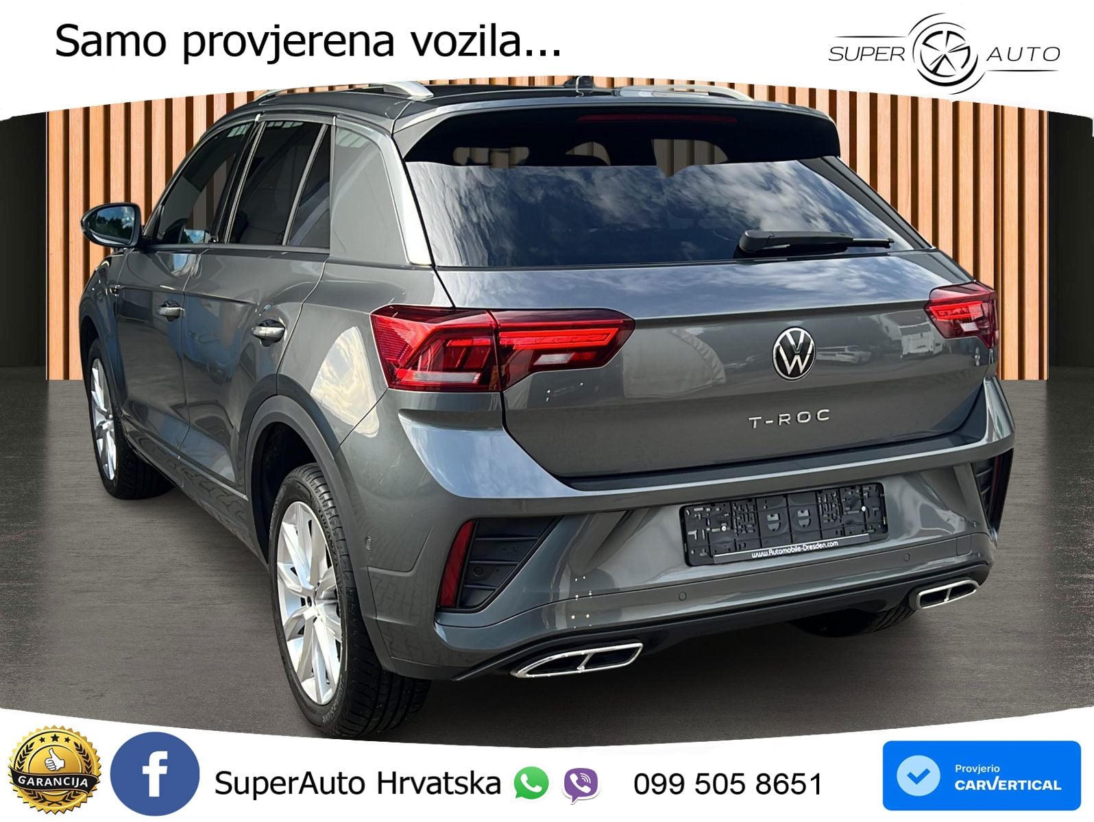 Volkswagen T-Roc 1.5 TSI (150 KS) R-Line LED+GR SJED+ACC