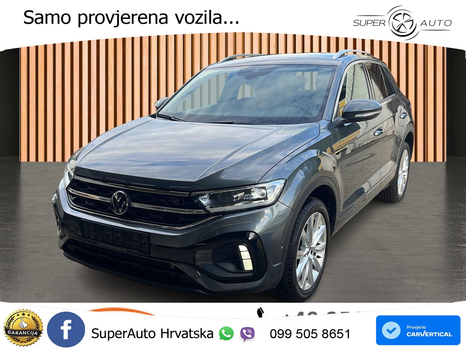 Volkswagen T-Roc 1.5 TSI (150 KS) R-Line LED+GR SJED+ACC