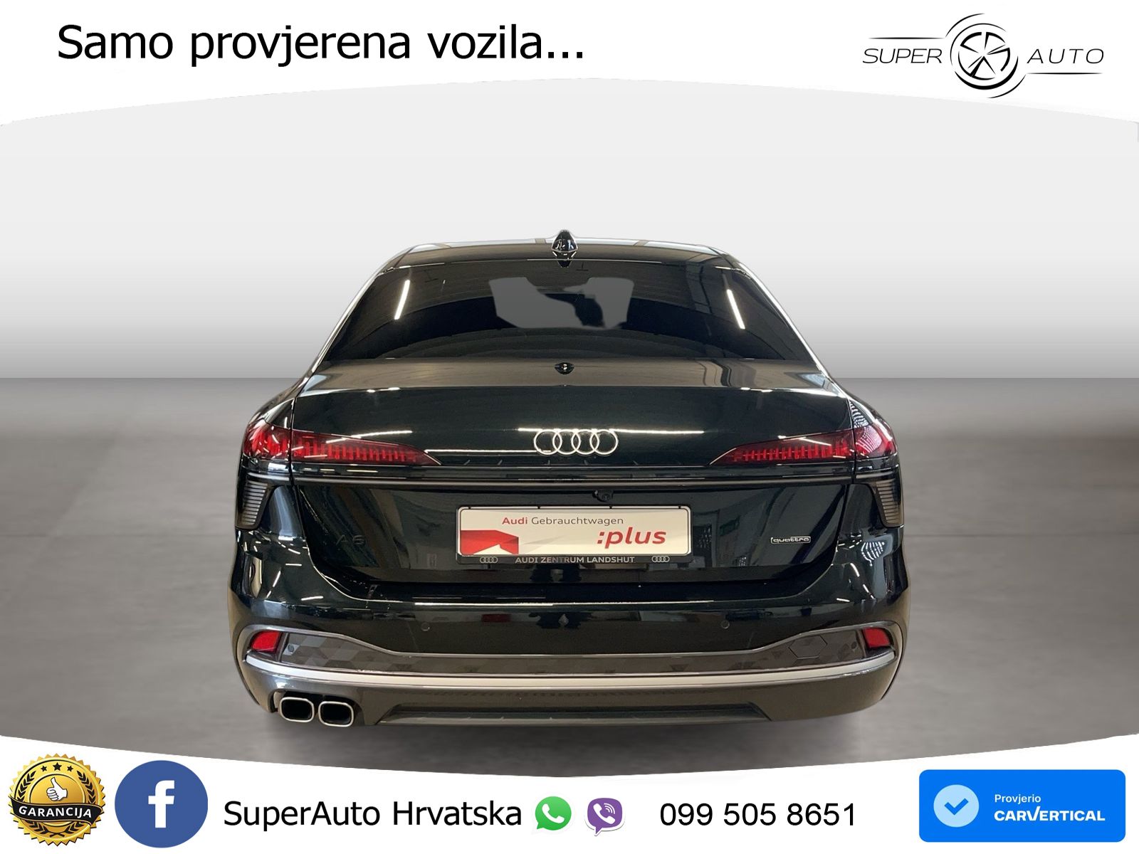 Audi A6 2.0 TDI (204 KS) quattro S tronic LED+GR SJED+ACC