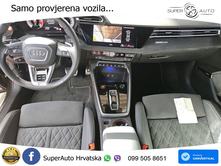 Audi S3 Limuzina 2.0 TFSI (333 KS) quattro S tronic MATRIX+GR SJED+KAM