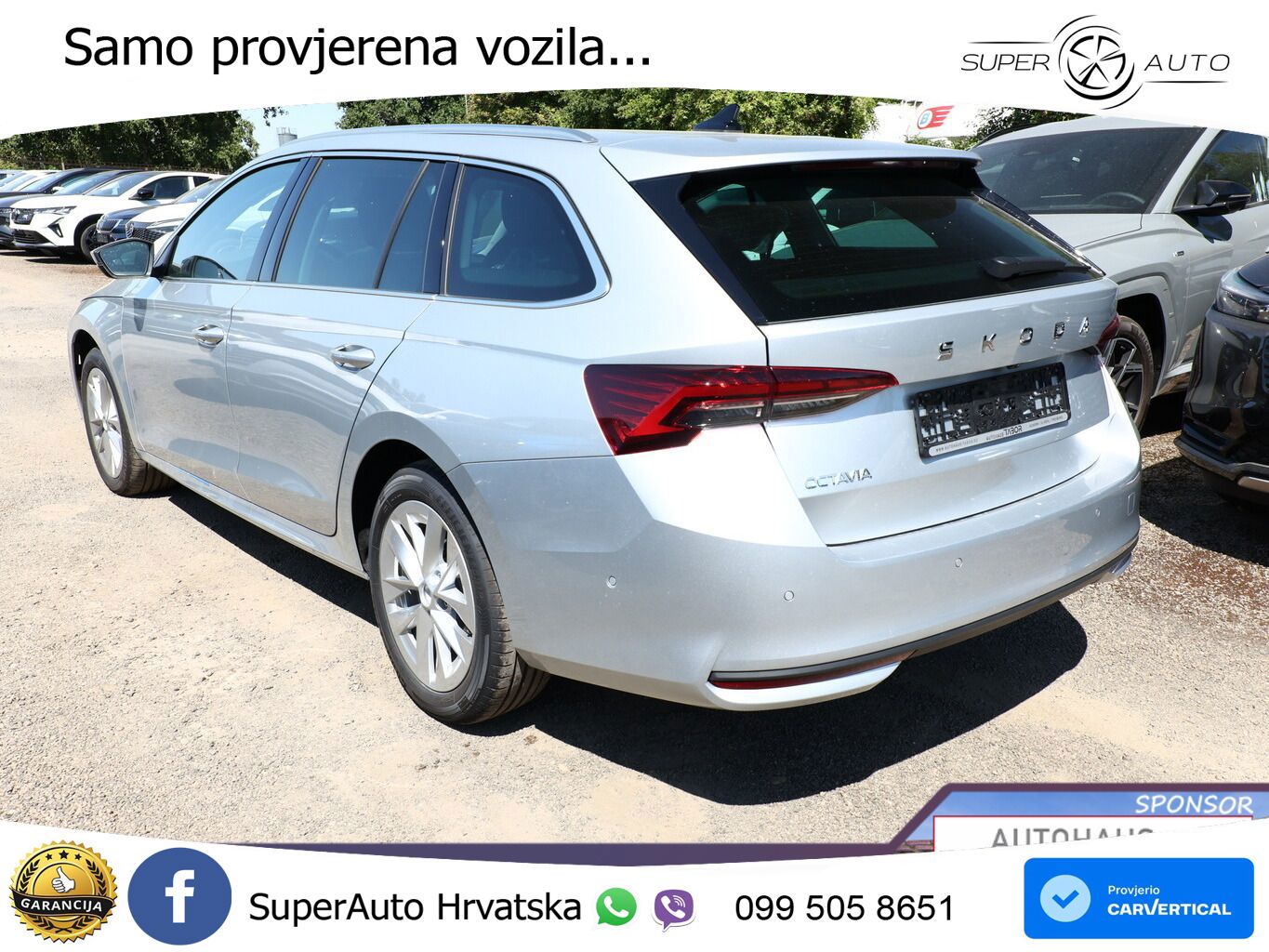 Škoda Octavia Combi 1.5 TSI (150 KS) DSG MATRIX+GR SJED+KAM