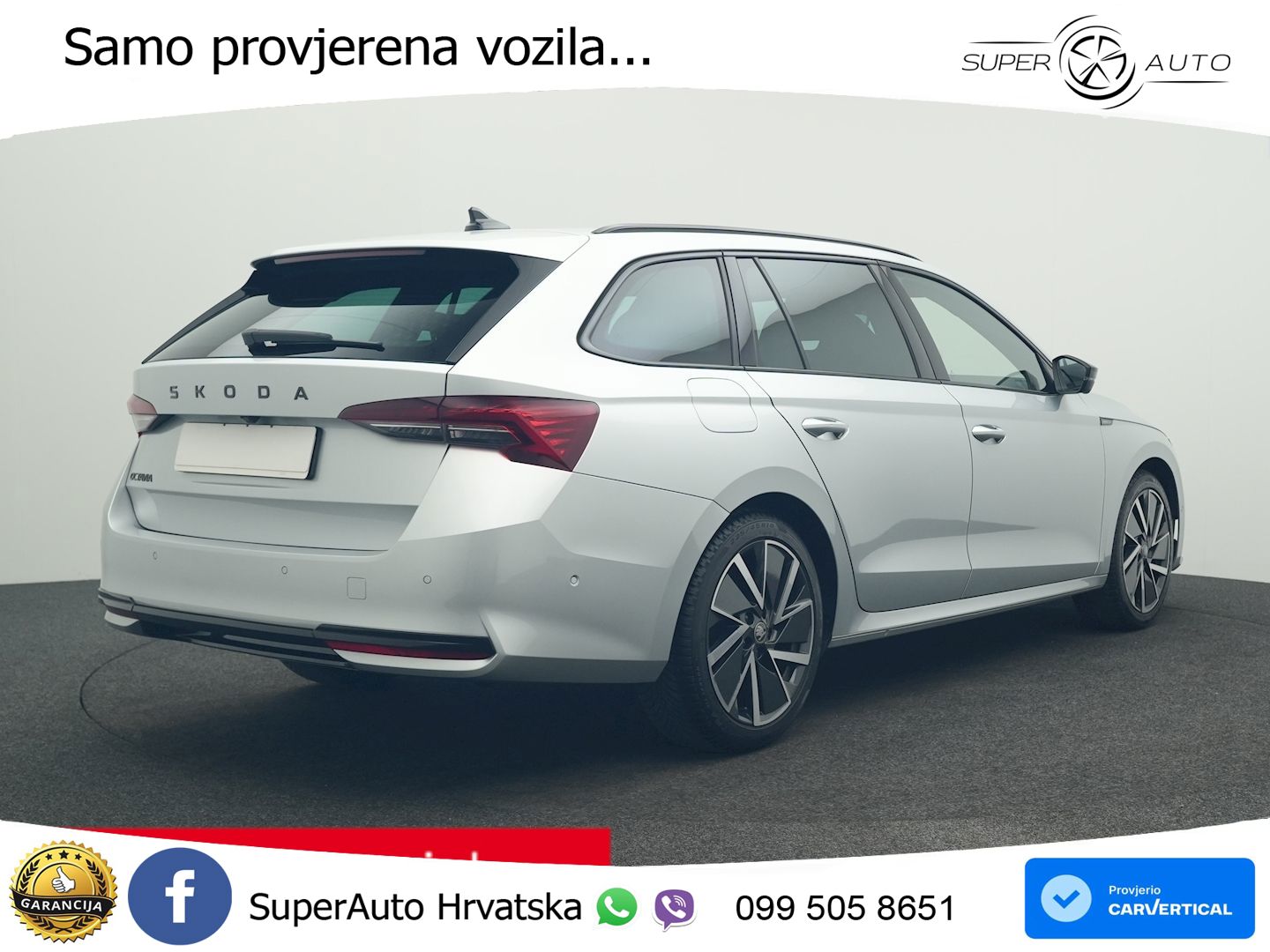 Škoda Octavia Combi 1.5 TSI (150 KS) DSG SportLine ACC+HEAD+GR SJED+360+PANO