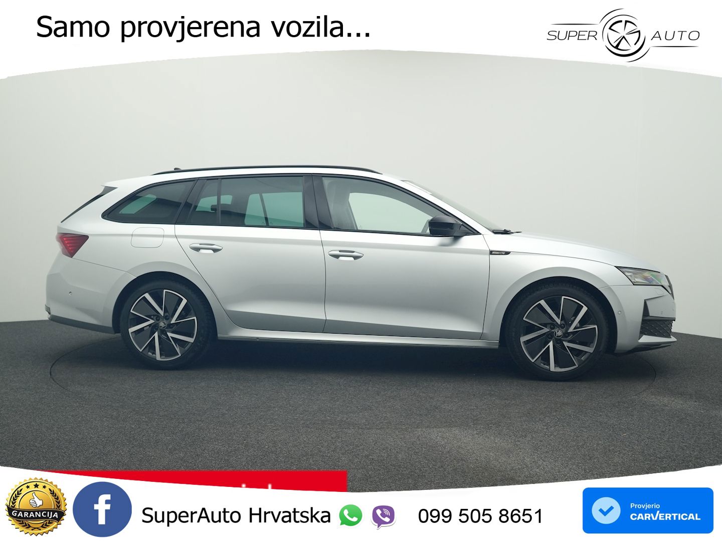 Škoda Octavia Combi 1.5 TSI (150 KS) DSG SportLine ACC+HEAD+GR SJED+360+PANO