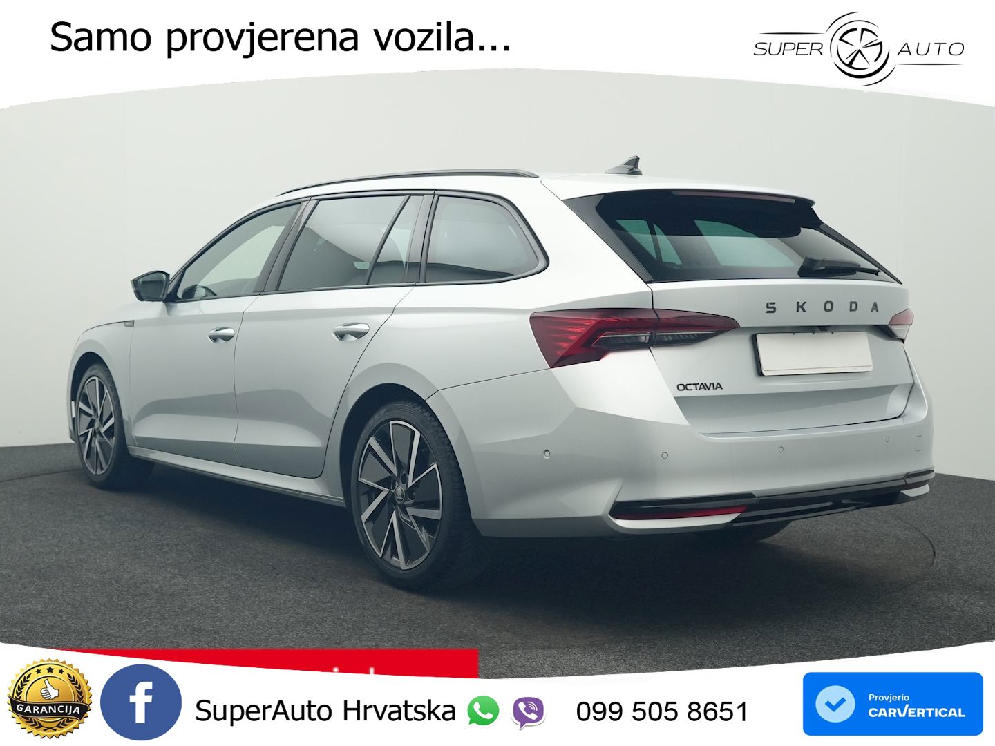 Škoda Octavia Combi 1.5 TSI (150 KS) DSG SportLine ACC+HEAD+GR SJED+360+PANO
