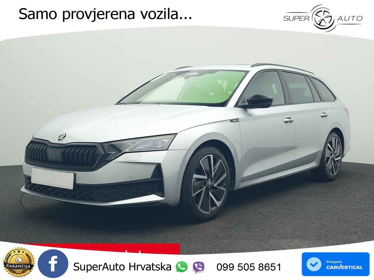 Škoda Octavia Combi 1.5 TSI (150 KS) DSG SportLine ACC+HEAD+GR SJED+360+PANO