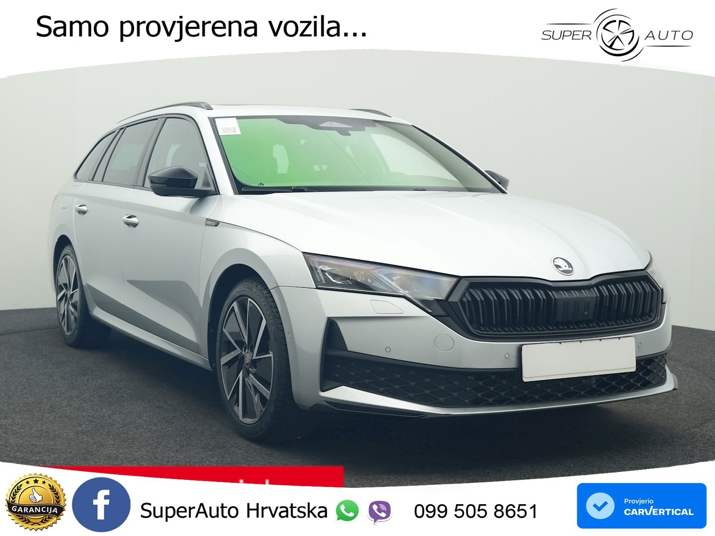Škoda Octavia Combi 1.5 TSI (150 KS) DSG SportLine ACC+HEAD+GR SJED+360+PANO