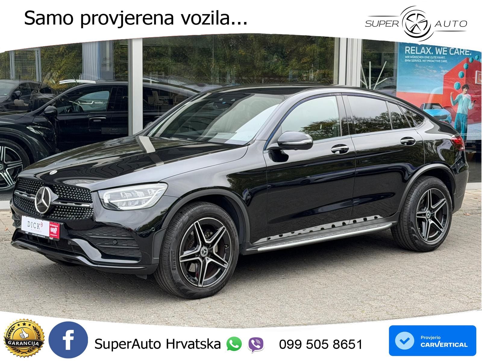 Mercedes GLC Coupe 220d (194 KS) 4MATIC G-TRONIC AMG LED+GR SJED+ACC