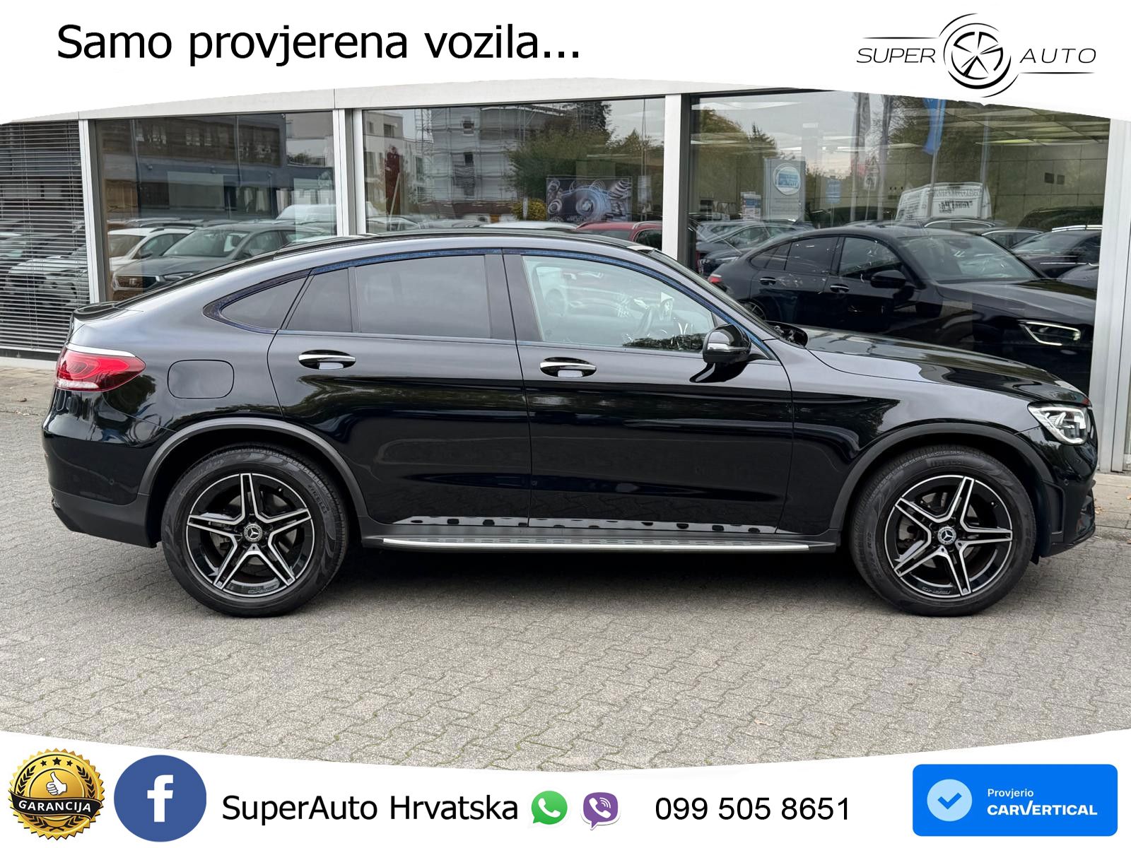 Mercedes GLC Coupe 220d (194 KS) 4MATIC G-TRONIC AMG LED+GR SJED+ACC