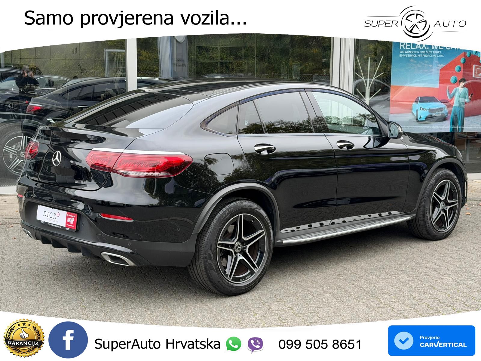 Mercedes GLC Coupe 220d (194 KS) 4MATIC G-TRONIC AMG LED+GR SJED+ACC