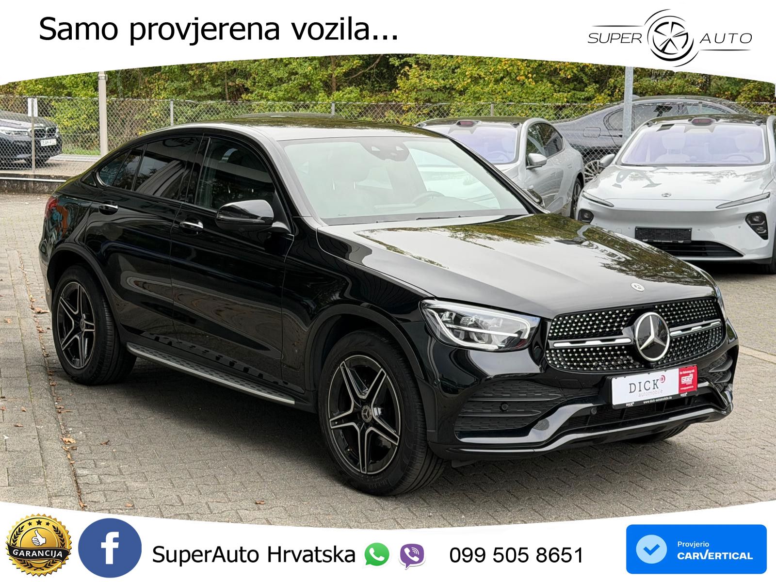 Mercedes GLC Coupe 220d (194 KS) 4MATIC G-TRONIC AMG LED+GR SJED+ACC